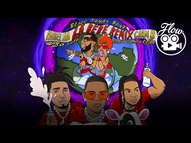 Anuel AA, Cardi B, Black Jonas Point, Secreto & Liro Shaq – La Bebe Remix (Audio Oficial)