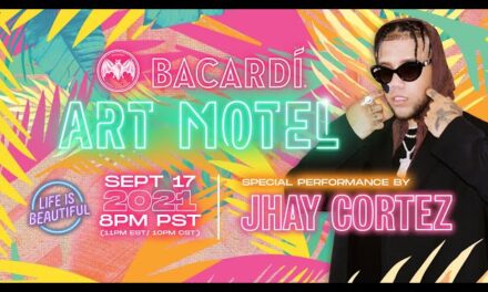 Jhay Cortez at the BACARDí Art Motel @LifeIsBeautiful